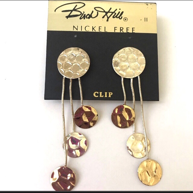 New Birch Hill Clip-On Dangle Earrings